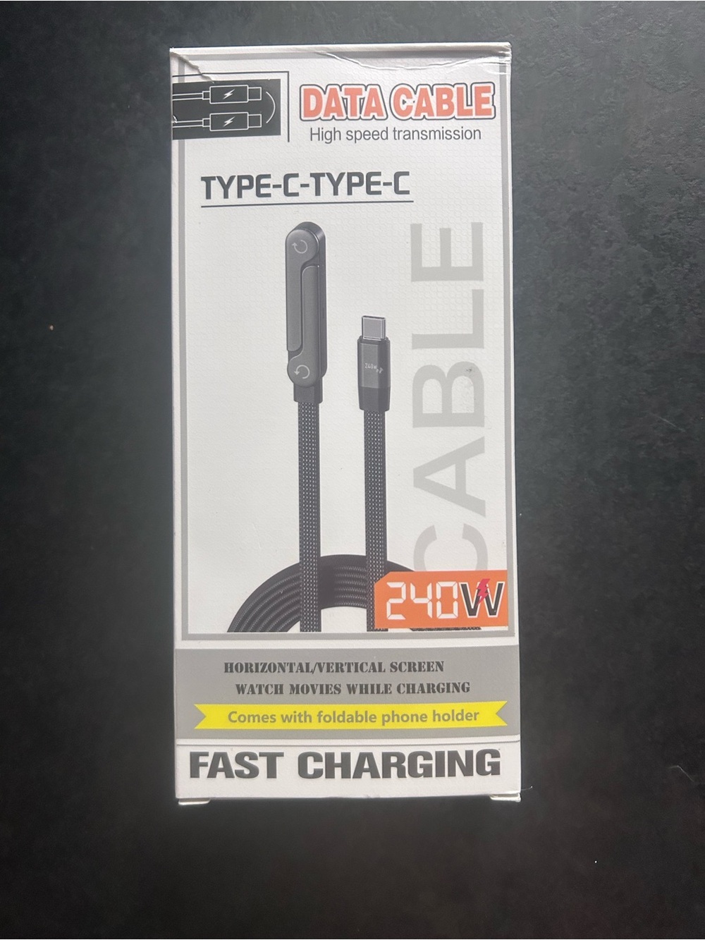 Chargers cable type C